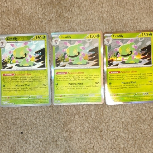 Cradily Pokmon Cards Set